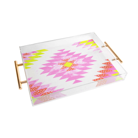 Dash and Ash Chelsea and Coral Acrylic Tray