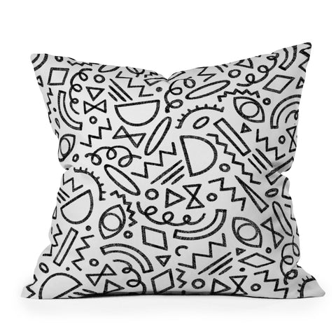 Dash and Ash Dashes II Outdoor Throw Pillow