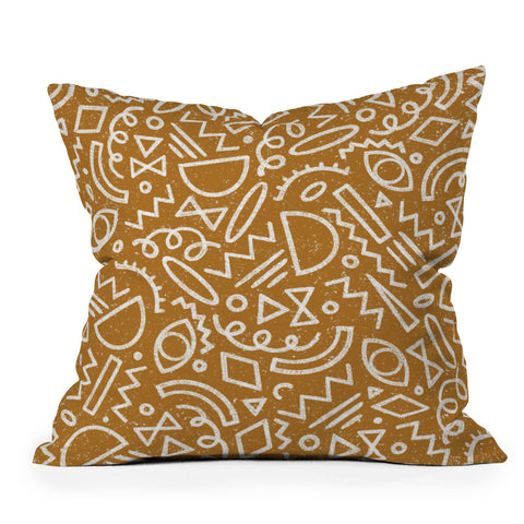Dash and Ash Dashes Outdoor Throw Pillow