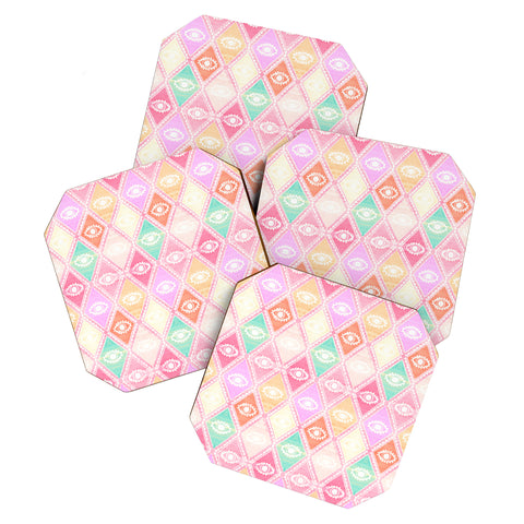 Dash and Ash Diamond Eyes Coaster Set