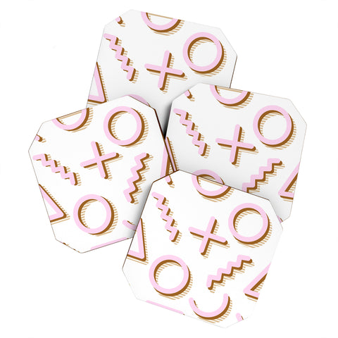 Dash and Ash Donut Go Breakin My Heart Coaster Set