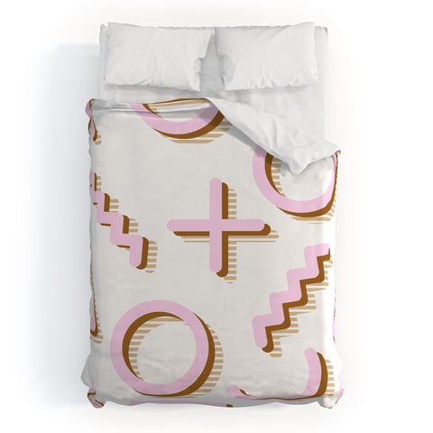 Dash and Ash Donut Go Breakin My Heart Duvet Cover