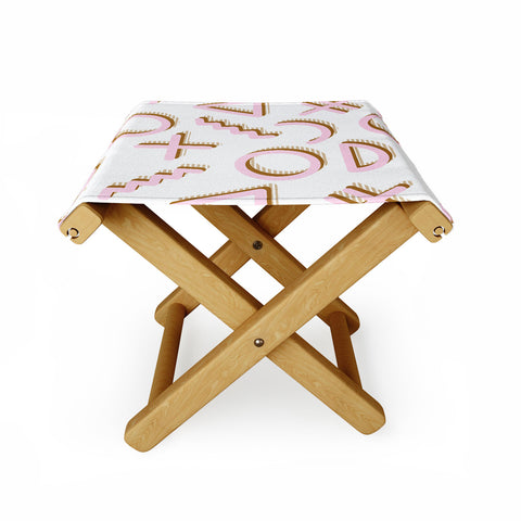 Dash and Ash Donut Go Breakin My Heart Folding Stool