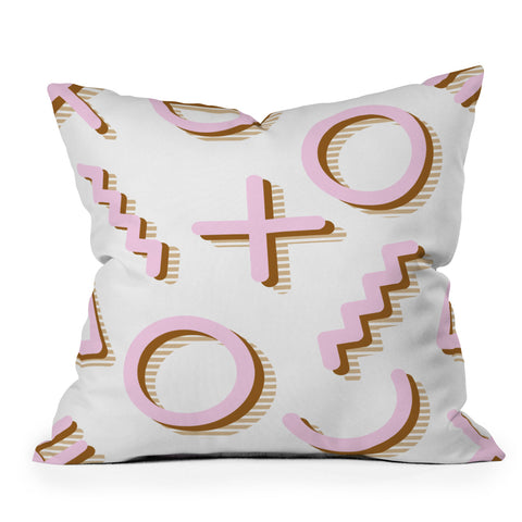 Dash and Ash Donut Go Breakin My Heart Throw Pillow