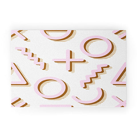 Dash and Ash Donut Go Breakin My Heart Welcome Mat