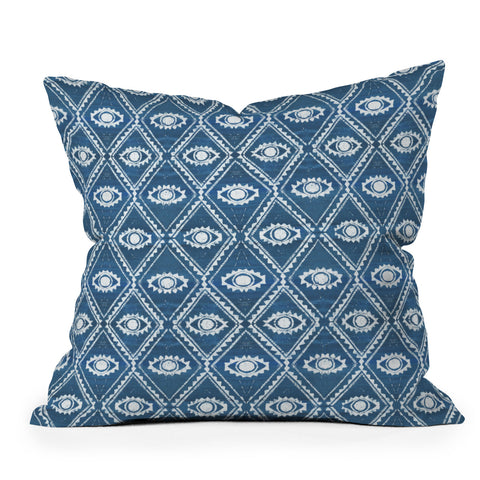 Dash and Ash Eyes and Skys Outdoor Throw Pillow