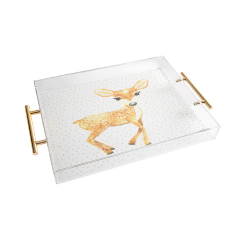 Dash and Ash Fellow Fawn Acrylic Tray