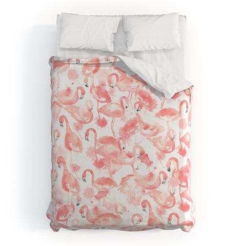 Dash and Ash Flamingo Friends Duvet Cover