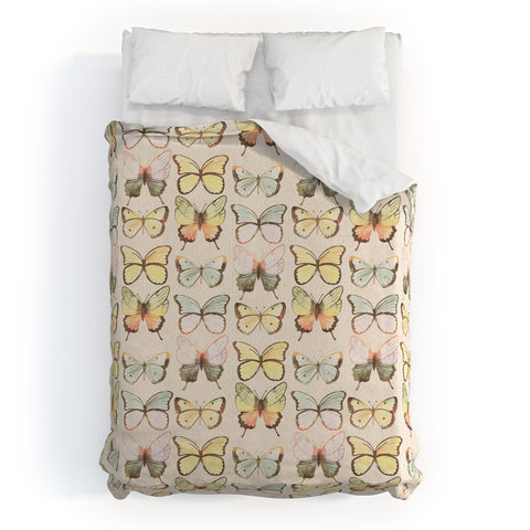 Dash and Ash Garden Of Flight Duvet Cover