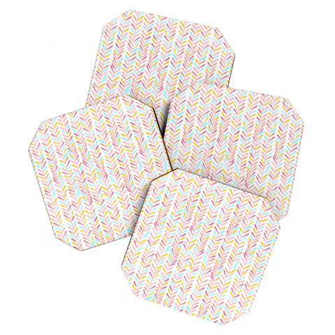 Dash and Ash Herring Colorways Coaster Set