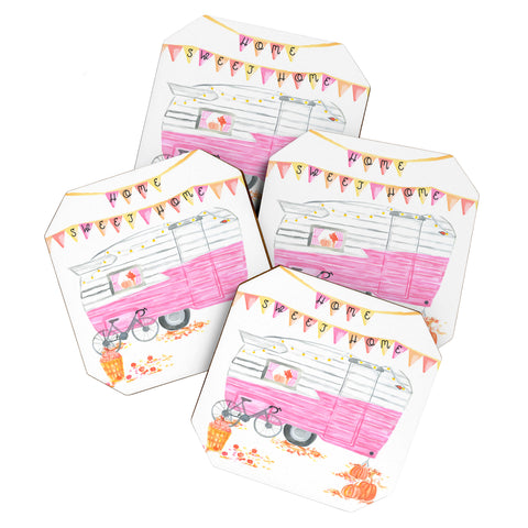 Dash and Ash HomeSweetShasta Coaster Set