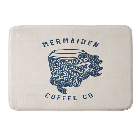 Dash and Ash Mermaiden Coffee Co Memory Foam Bath Mat