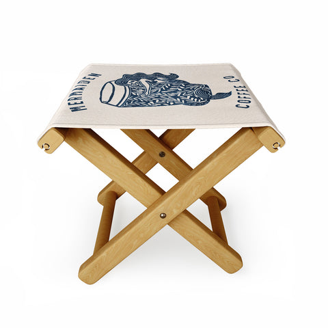 Dash and Ash Mermaiden Coffee Co Folding Stool