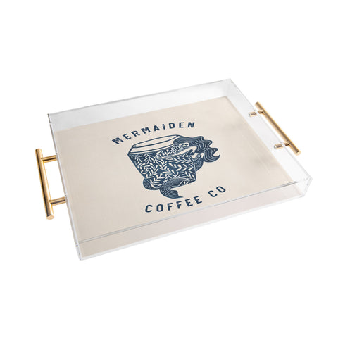 Dash and Ash Mermaiden Coffee Co Acrylic Tray