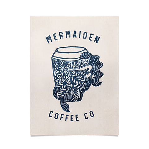 Dash and Ash Mermaiden Coffee Co Poster