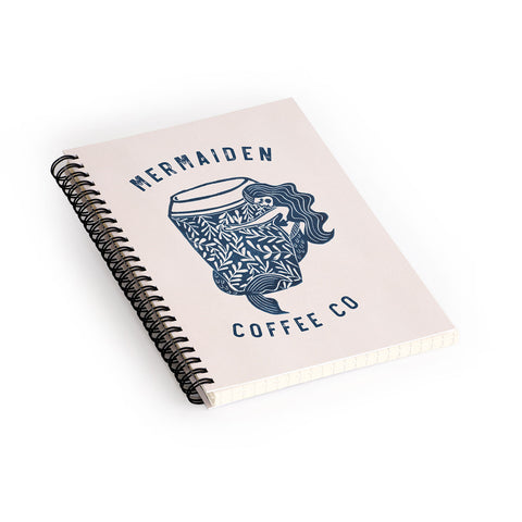 Dash and Ash Mermaiden Coffee Co Spiral Notebook