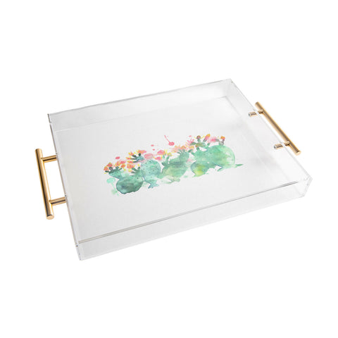 Dash and Ash Messy cactus Acrylic Tray