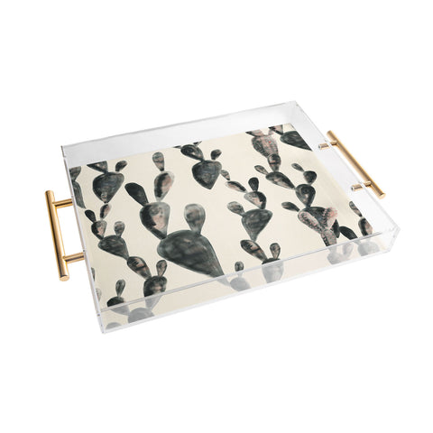Dash and Ash Midnight Cacti Acrylic Tray