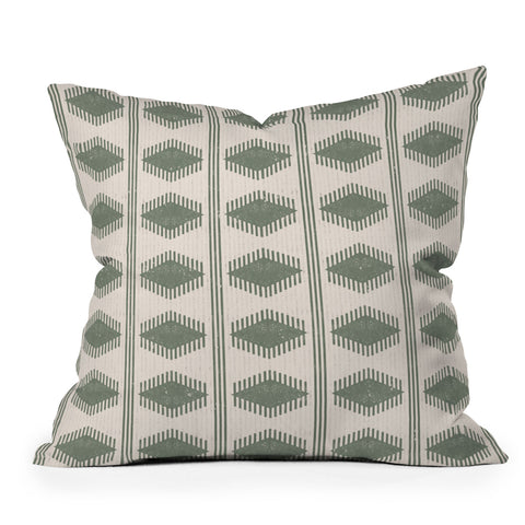 Dash and Ash Morning Dwellings Outdoor Throw Pillow