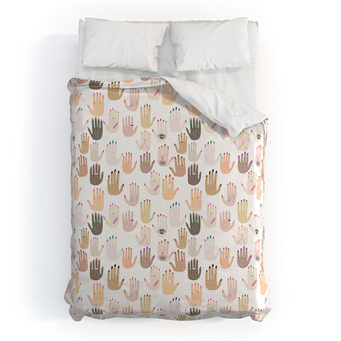 Dash and Ash My Kinda Hands Duvet Cover