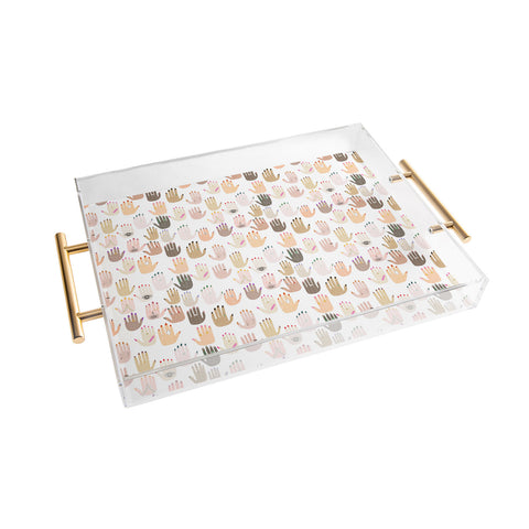 Dash and Ash My Kinda Hands Acrylic Tray