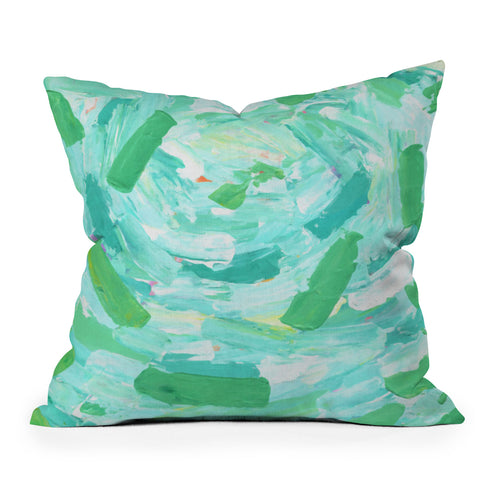 Dash and Ash Open Seas Outdoor Throw Pillow