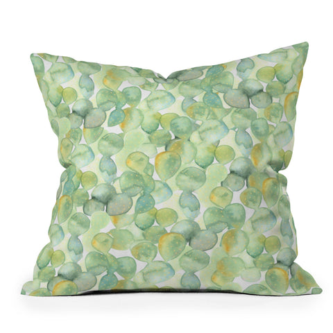 Dash and Ash Paddle Cactus Outdoor Throw Pillow