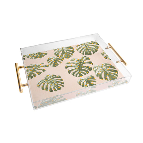 Dash and Ash Palm Oasis Acrylic Tray