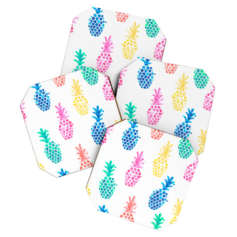 Dash and Ash Pineapple Paradise Coaster Set