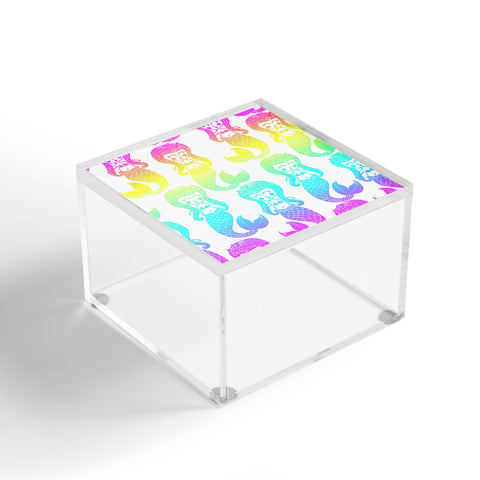 Dash and Ash Rainbow Mermaids Acrylic Box