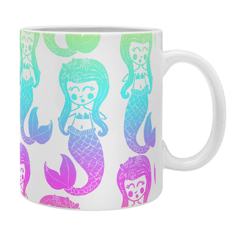 Dash and Ash Rainbow Mermaids Coffee Mug