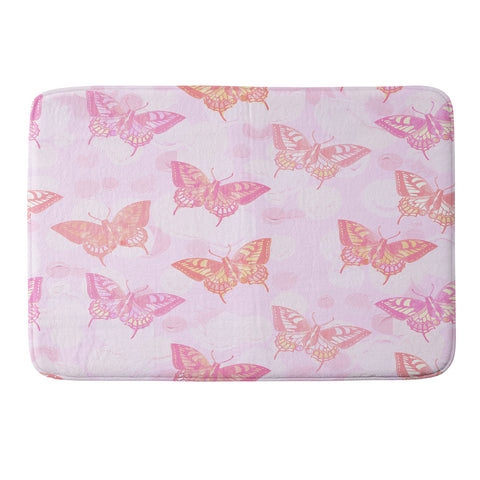 Dash and Ash Signs of Summer Memory Foam Bath Mat