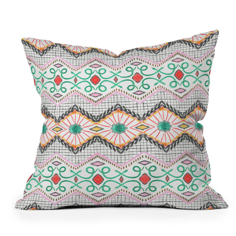 Dash and Ash Slither Outdoor Throw Pillow