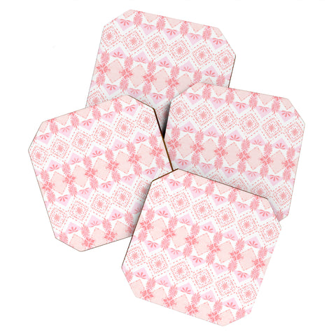 Dash and Ash Strawberry Picnic Coaster Set