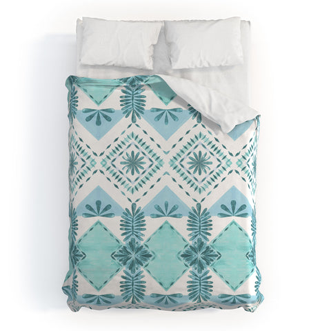 Dash and Ash Sunday Picnic Duvet Cover