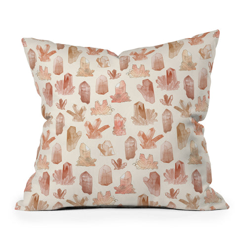 Dash and Ash Those Gems Though in Sunrise Outdoor Throw Pillow