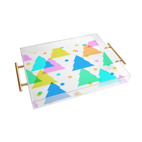 Dash and Ash Very Merry and Bright Acrylic Tray