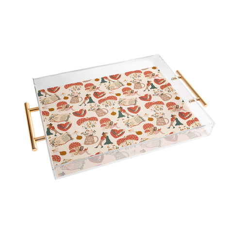 Dash and Ash Woodland Friends Acrylic Tray