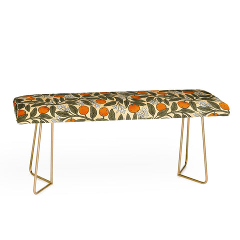 De Koro Art Nouveau Oranges Bench