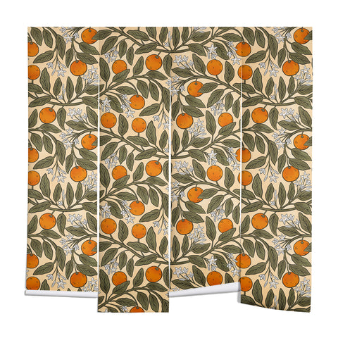 De Koro Art Nouveau Oranges Wall Mural