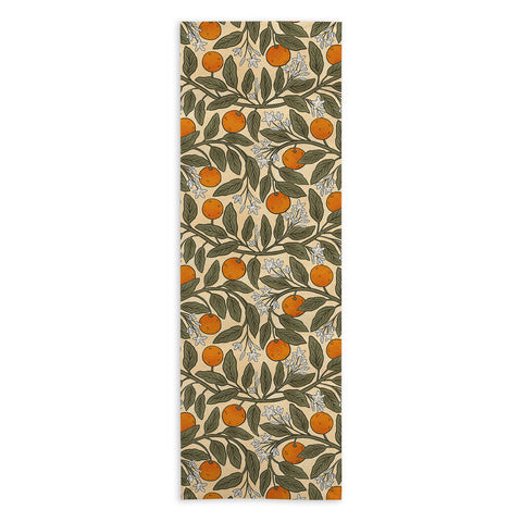 De Koro Art Nouveau Oranges Yoga Towel