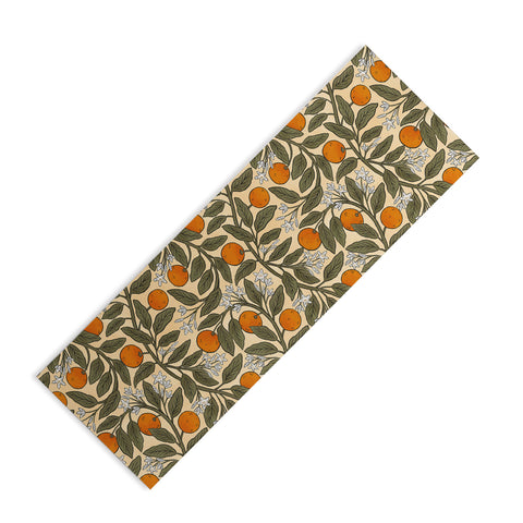 De Koro Art Nouveau Oranges Yoga Mat