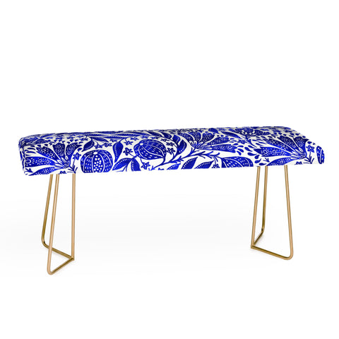 De Koro Fig Garden Blues Bench