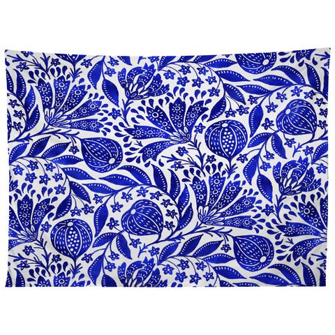 De Koro Fig Garden Blues Tapestry
