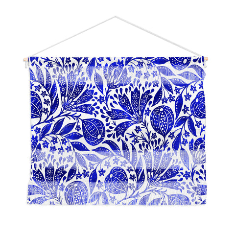 De Koro Fig Garden Blues Wall Hanging Landscape