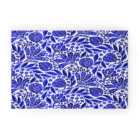 De Koro Fig Garden Blues Welcome Mat