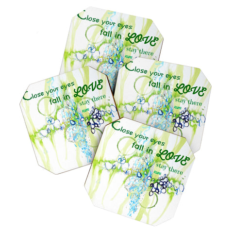 Deb Haugen Close Your Eyes Coaster Set