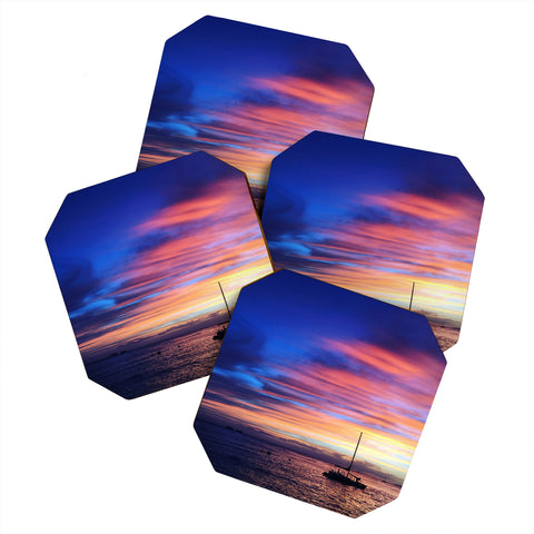 Deb Haugen Come Sail Away Coaster Set