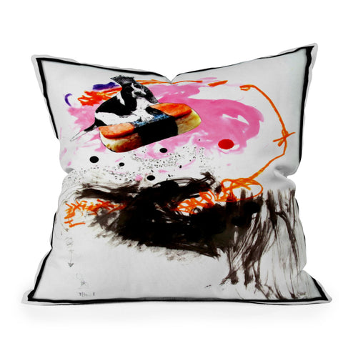 Deb Haugen Flying Musubi Outdoor Throw Pillow
