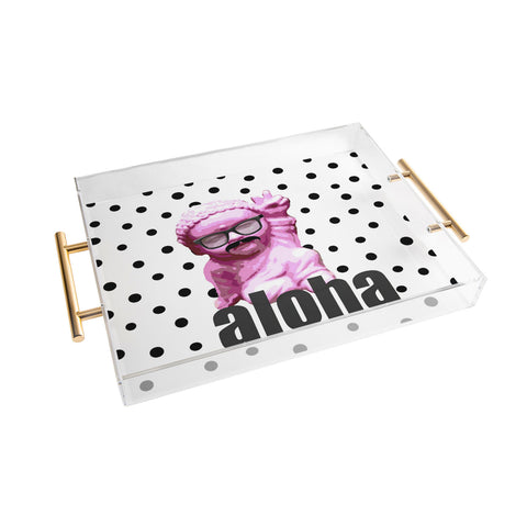 Deb Haugen Hey Aloha Acrylic Tray